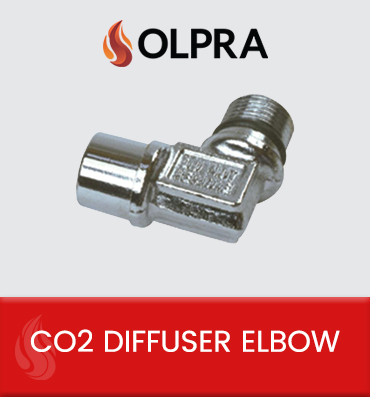 Co2 diffuser elbow